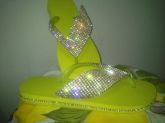 Chinelo Havaianas manta de strass